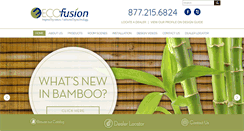 Desktop Screenshot of ecofusionflooring.com
